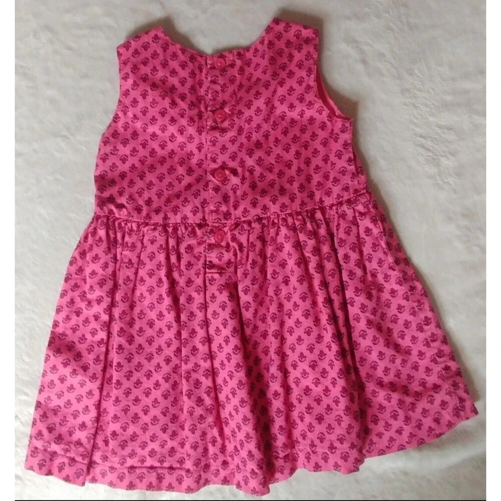Dress 12 Month Girls Carters Baby Girls pink sleeveless infant wear Lined